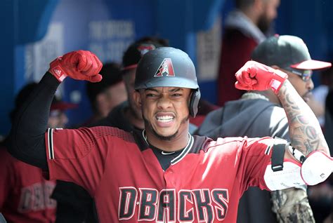 Ketel Marte's walk-off knock. Phillies @ D-backs. October 19, 2023 | 00:00:33. Ketel Marte rips a clutch walk-off single to center field, scoring Pavin Smith to give the D-backs a 2-1 victory in Game 3 of the NLCS. Season 2023.